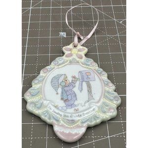 Precious Moments Porcelain Ornament I'm Sending You A White Christmas
